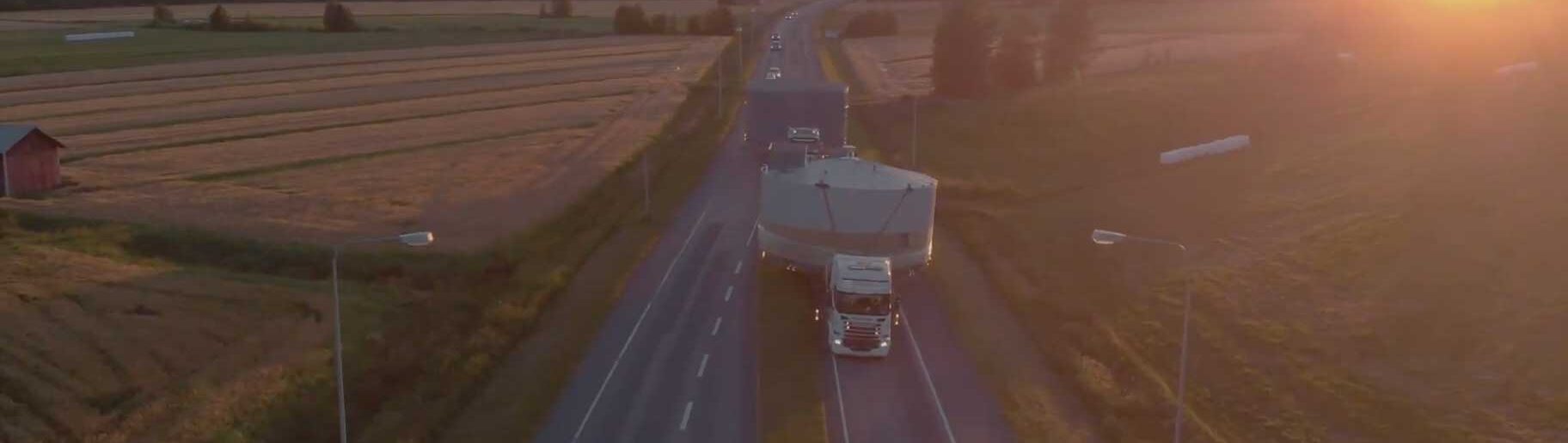 Tunga och stora transporter